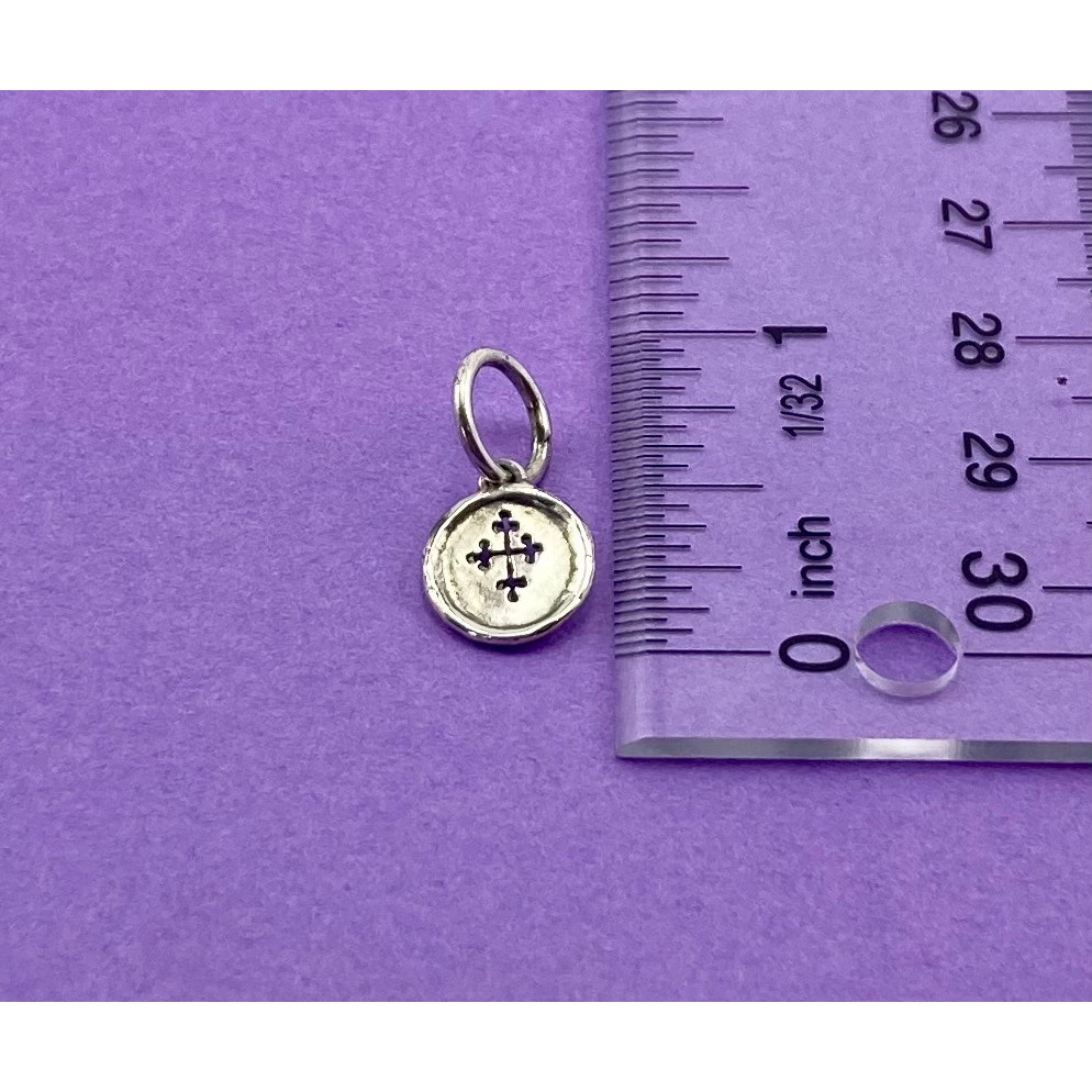 Waxing Poetic Pisana Sanctum Cross Charm